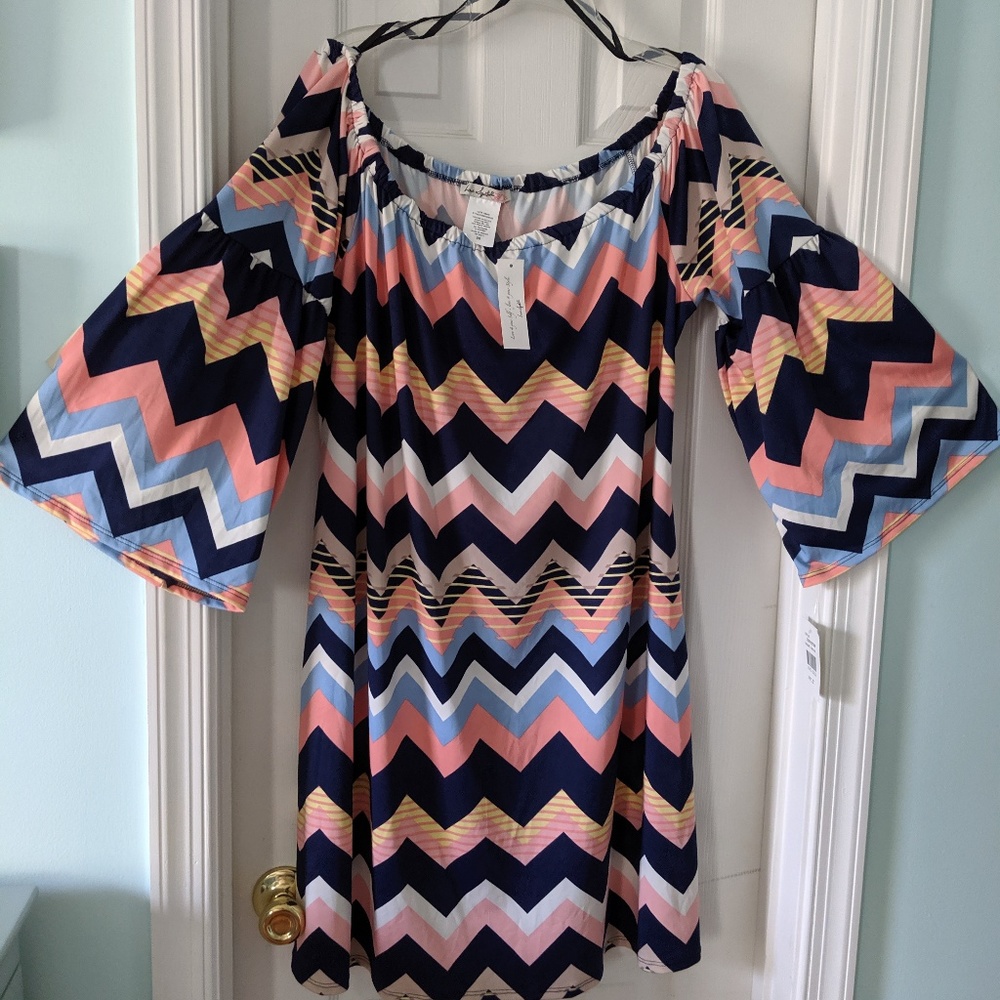 Plus Size off the shoulder dress Sz 2X NWT